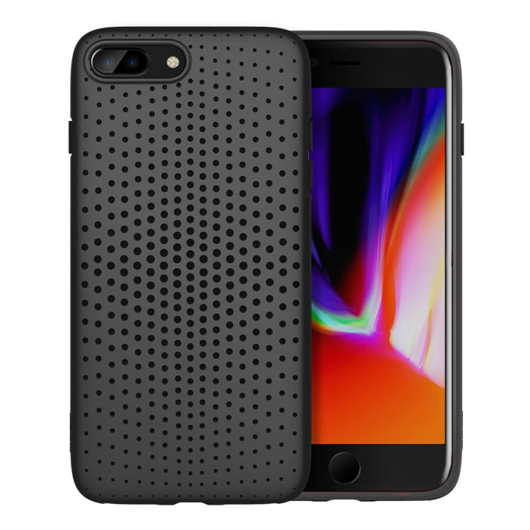 ROCK Dot Series for iPhone 8 Plus & 7 Plus Mesh Style TPU Breathable Soft Protective Back Cover Case