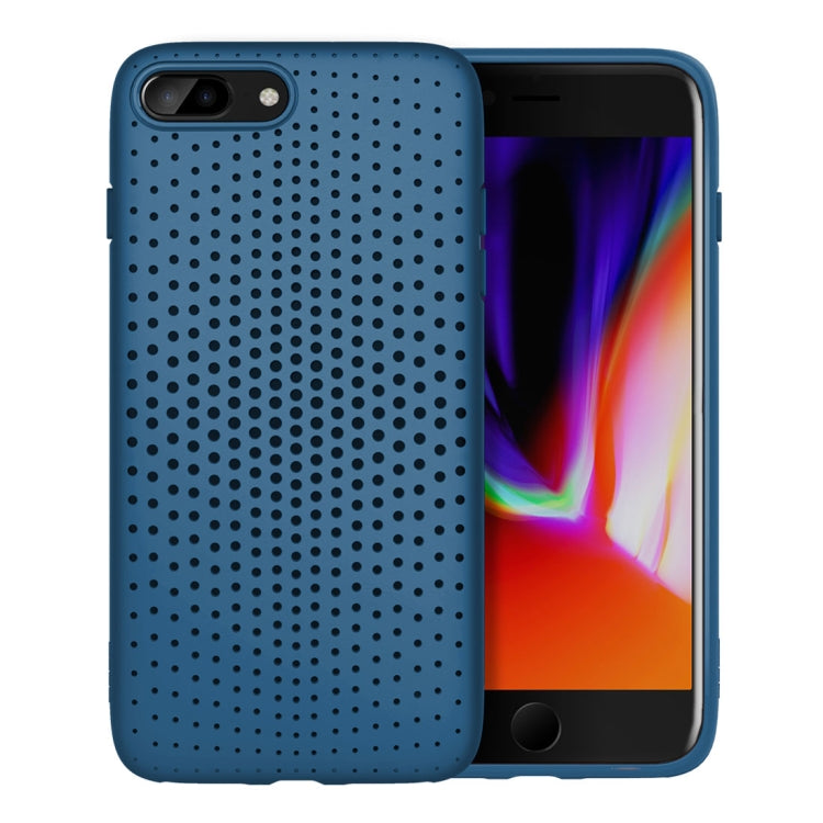 ROCK Dot Series for iPhone 8 Plus & 7 Plus Mesh Style TPU Breathable Soft Protective Back Cover Case