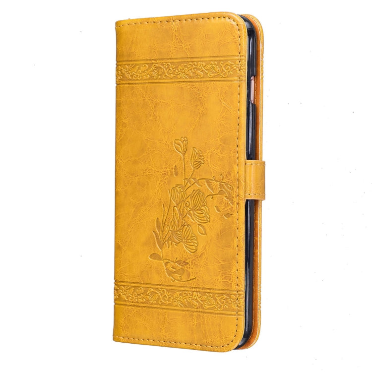 For iPhone 8 Plus & 7 Plus Retro Oil Wax Texture Horizontal Flip Embossed Leather Case with Holder & Card Slots & Wallet & Photo Frame & Lanyard