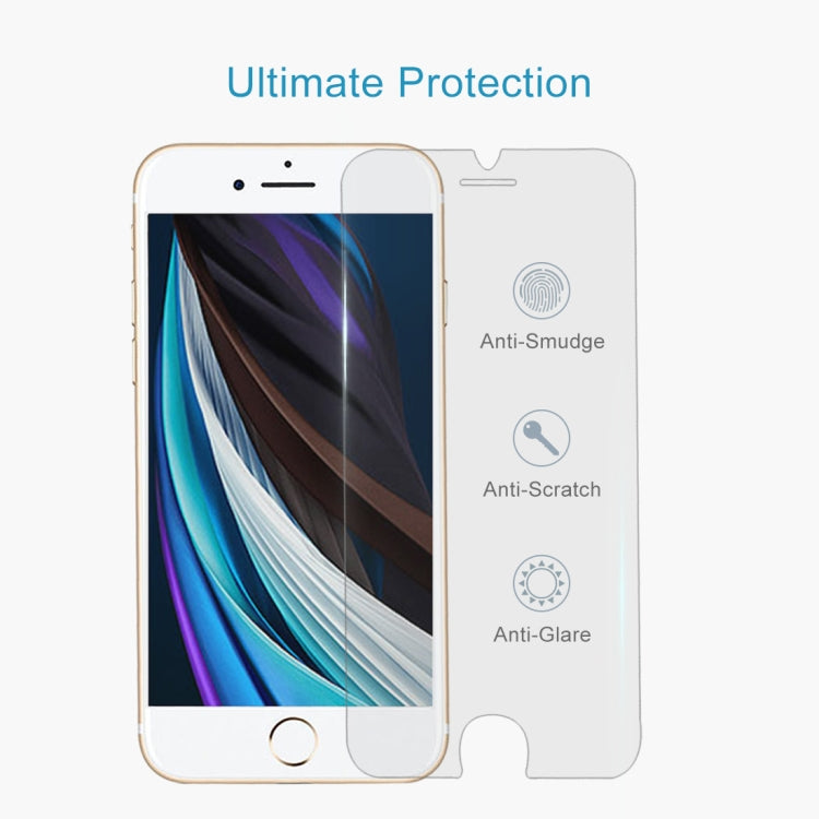 For iPhone SE 2022 / SE 2020 Middle Arc EdgeTempered Glass Film