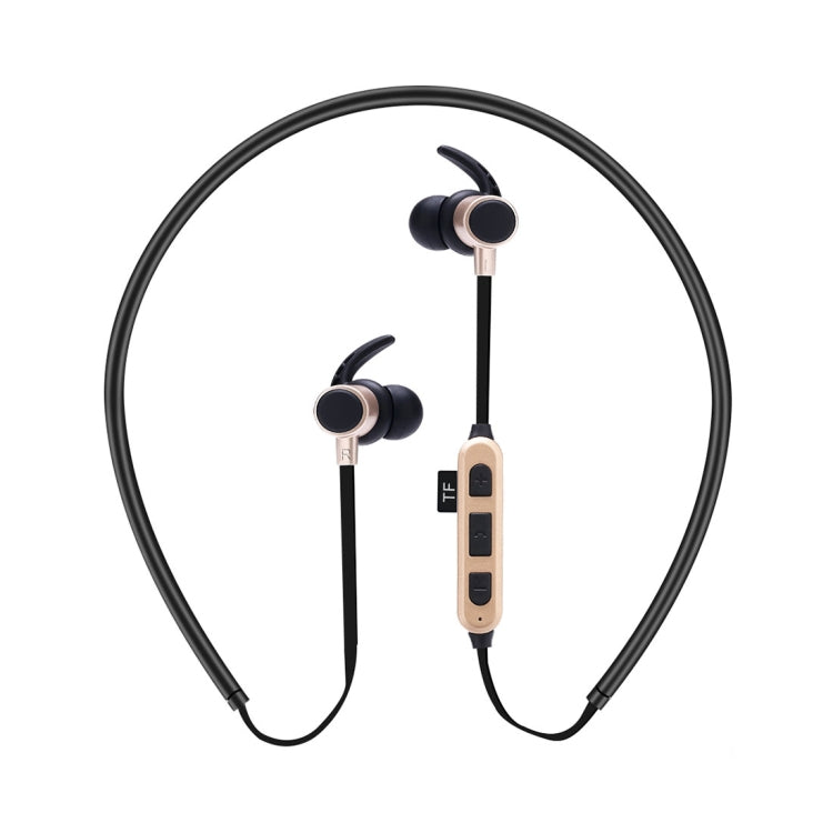 ST-K3 Wireless Magnetic Earbuds Bluetooth Sports Stereo MP3 Headphones with Mic & TF Card Slot, For iPhone, Galaxy, Huawei, Xiaomi, LG, HTC and Other Smart Phones