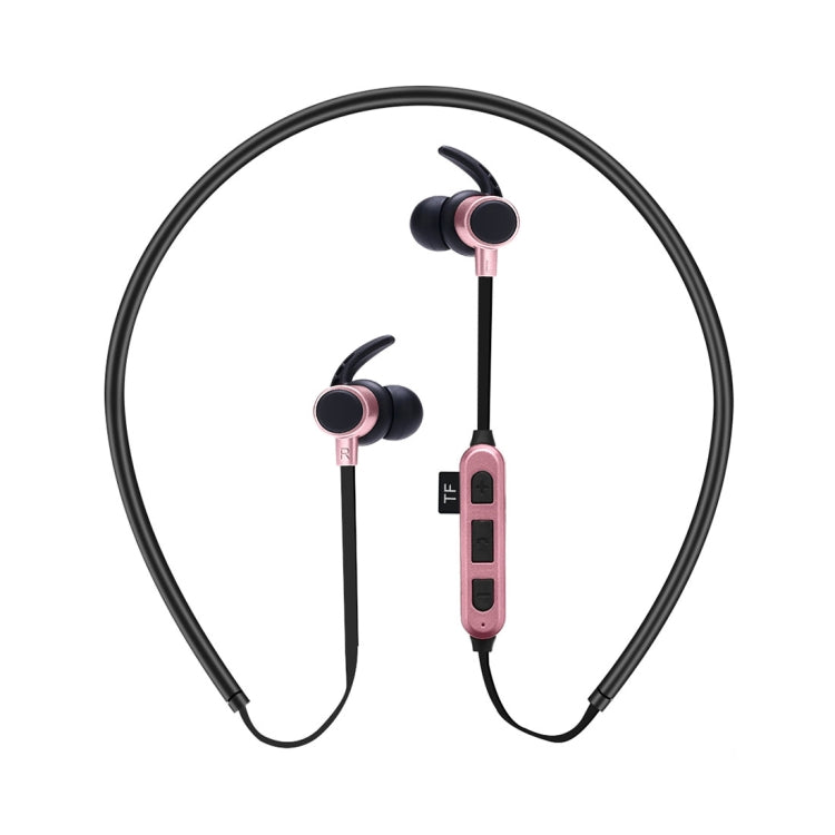 ST-K3 Wireless Magnetic Earbuds Bluetooth Sports Stereo MP3 Headphones with Mic & TF Card Slot, For iPhone, Galaxy, Huawei, Xiaomi, LG, HTC and Other Smart Phones