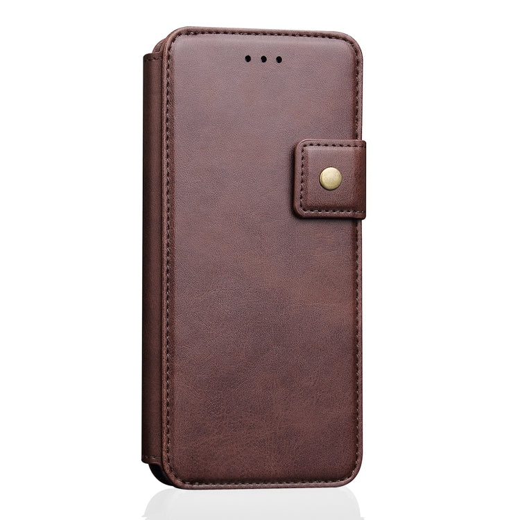 Cowhide Texture Magnetic Absorption Detachable Horizontal Flip Leather Case for iPhone 8 Plus & 7 Plus, with Holder & Card Slots & Wallet
