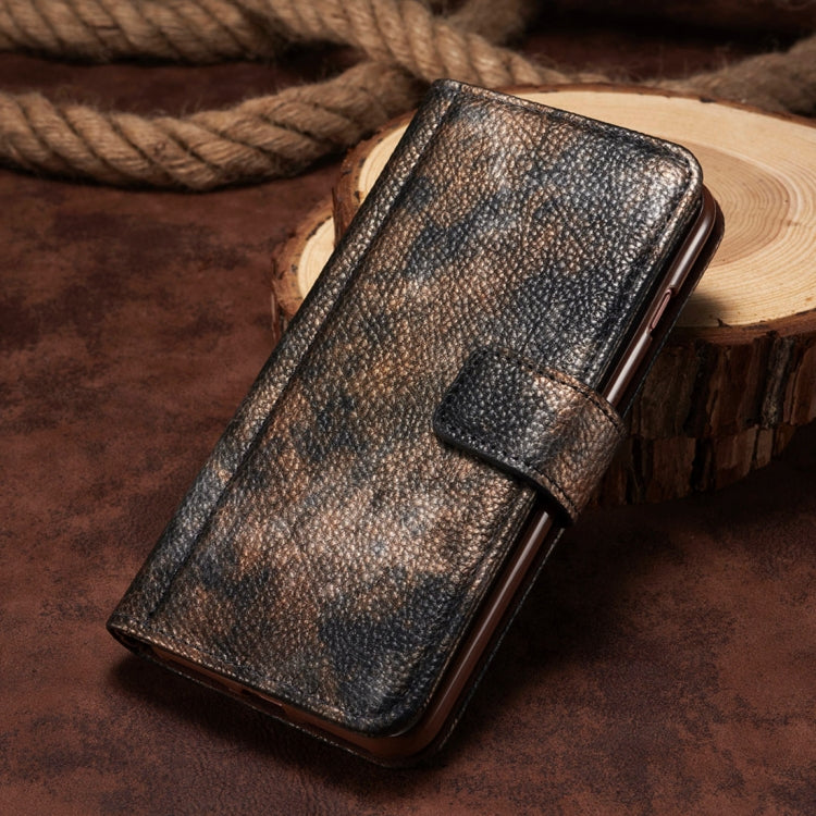For iPhone 8 Plus & 7 Plus Retro Literary Forest Series Horizontal Flip Leather Case with Holder & Card Slot & Wallet & Photo Frame