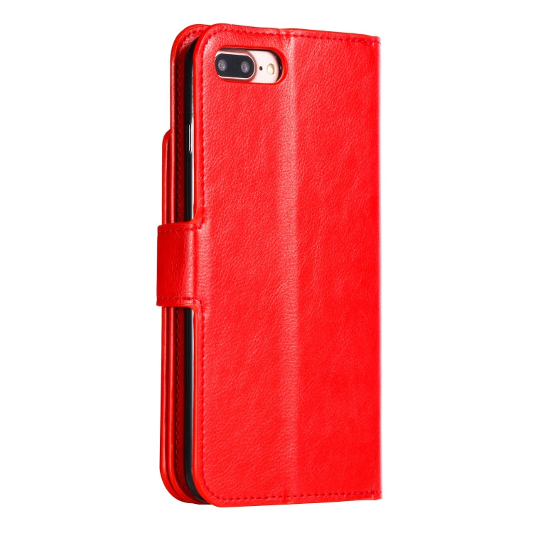 Litchi Texture Horizontal Flip Leather Case for iPhone 7 Plus, with Nine Card Slots & Wallet & Photo Frame