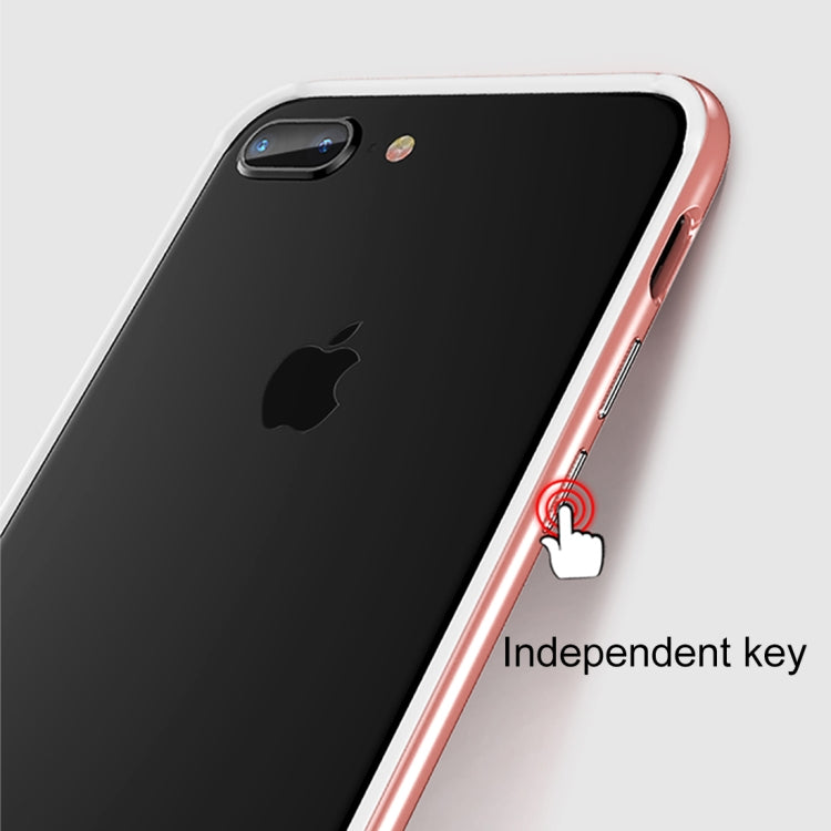 TOTUDESIGN for iPhone 8 Plus & 7 Plus TPU + PC Dropproof Protective Bumper Frame