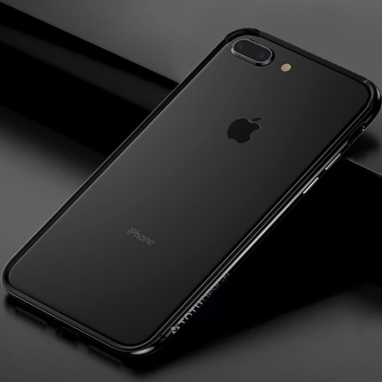 TOTUDESIGN for iPhone 8 Plus & 7 Plus TPU + PC Dropproof Protective Bumper Frame
