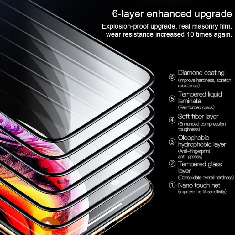 For iPhone 11 Pro Max TOTUDESIGN 3D HD Fast Adhesive Tempered Glass Film