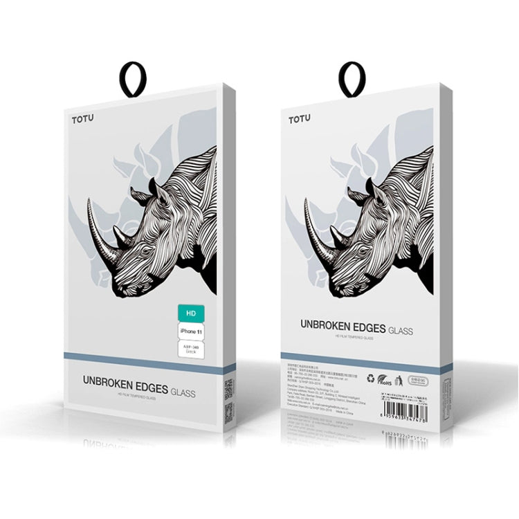 For iPhone 11 Pro TOTUDESIGN Unbroken Edges HD Tempered Glass Film