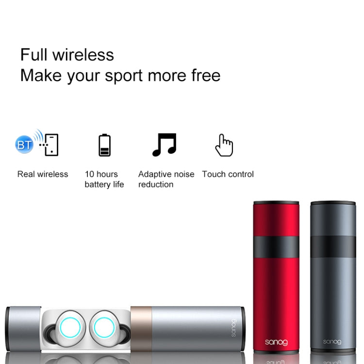 J1 Waterproof Creative Pumping 5.0 Bluetooth Mini TWS Wireless Bluetooth Earphone(Grey)