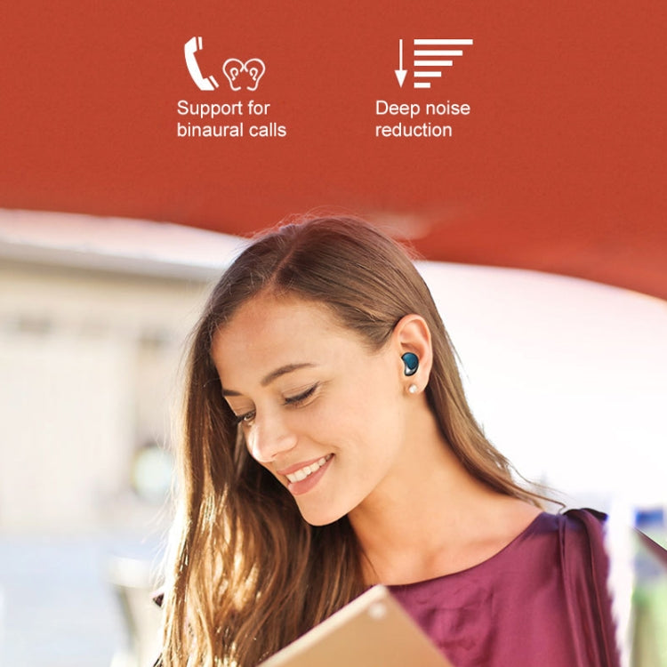 TWS-t10 Wireless Sports 5.0 Bluetooth Earphone with Power Bank