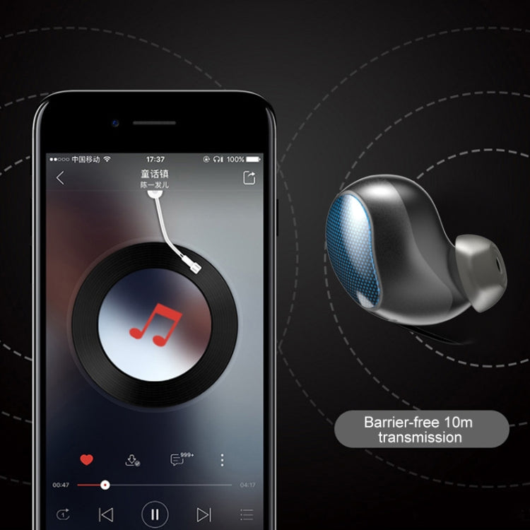 TWS-t10 Wireless Sports 5.0 Bluetooth Earphone with Power Bank