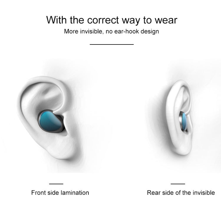 TWS-t10 Wireless Sports 5.0 Bluetooth Earphone with Power Bank