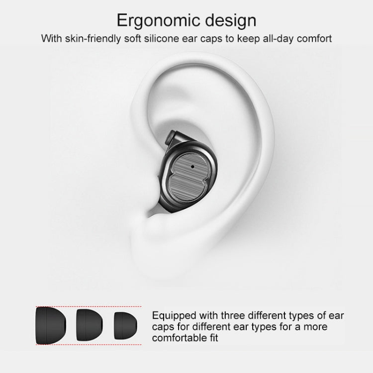 TWS-8 Touch Wireless Mini Waterproof 5.0 Bluetooth Earphone