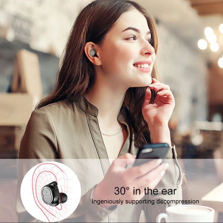 TWS-8 Touch Wireless Mini Waterproof 5.0 Bluetooth Earphone
