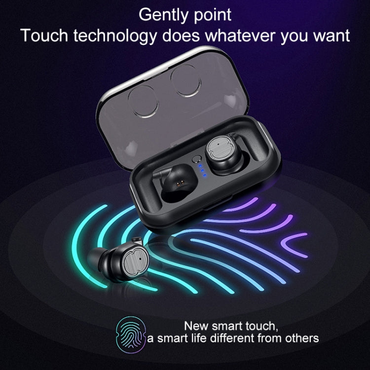 TWS-8 Touch Wireless Mini Waterproof 5.0 Bluetooth Earphone