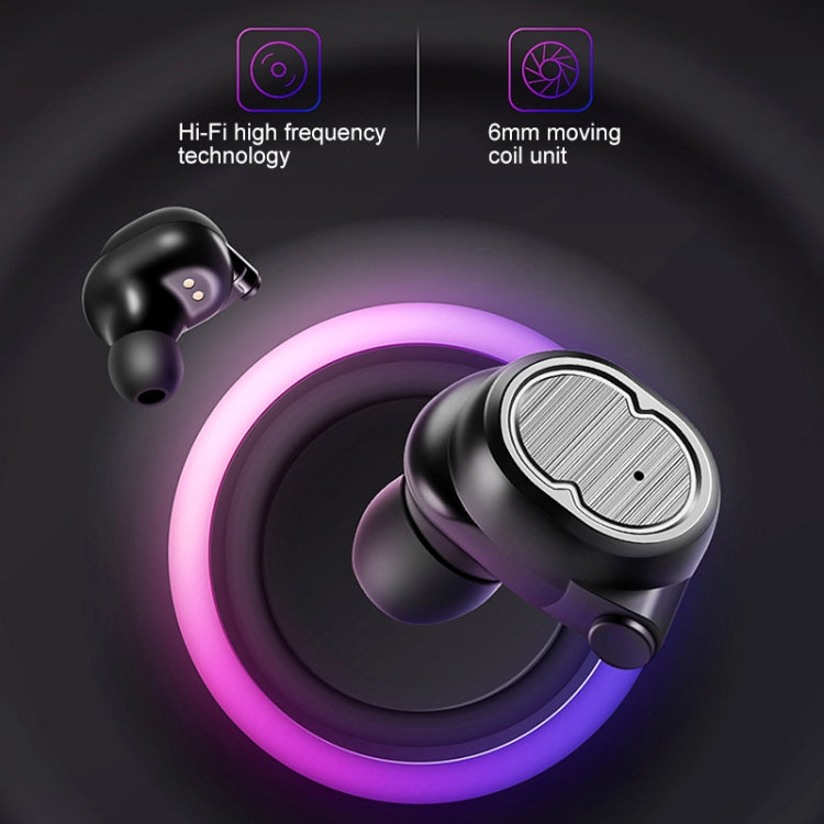 TWS-8 Touch Wireless Mini Waterproof 5.0 Bluetooth Earphone