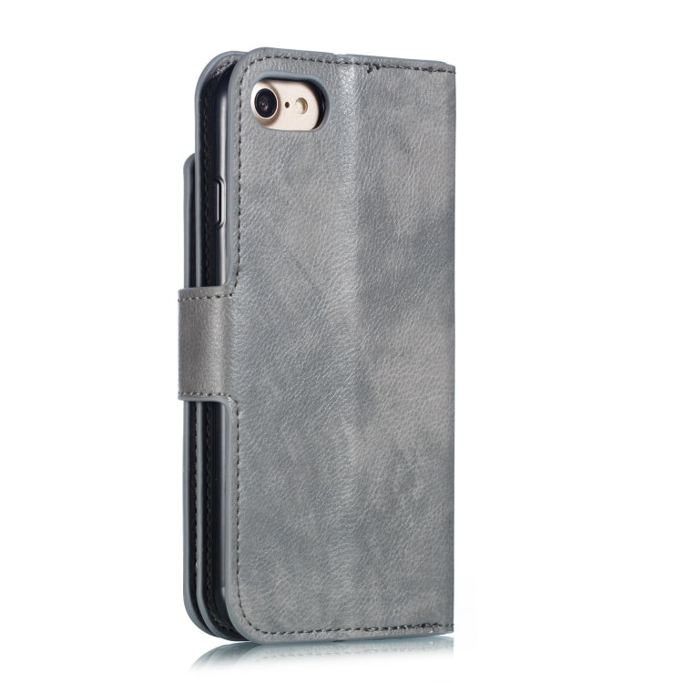 Litchi Texture Horizontal Flip Leather Case for iPhone 7 / 8, with Nine Card Slots & Wallet & Photo Frame