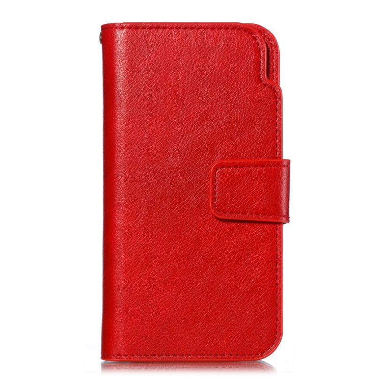 Litchi Texture Horizontal Flip Leather Case for iPhone 7 / 8, with Nine Card Slots & Wallet & Photo Frame