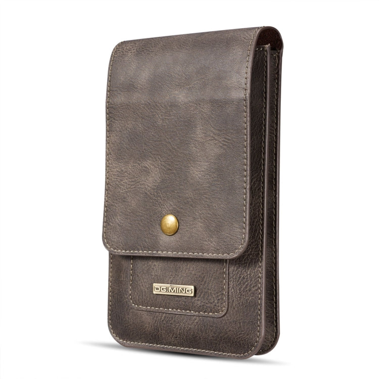 DG.MING Universal Cowskin Leather Protective Case Bag Waist Bag with Card Slots & Hook, For iPhone, Samsung, Sony, Huawei, Meizu, Lenovo, ASUS, Oneplus, Xiaomi, Cubot, Ulefone, Letv, DOOGEE, Vkworld, and other Smartphones Below 6.5 inch