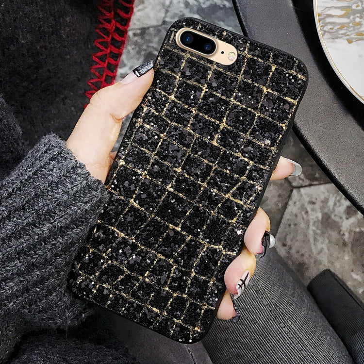 For iPhone 8 Plus & 7 Plus Glaring Sequins Style Protective Back Cover Case