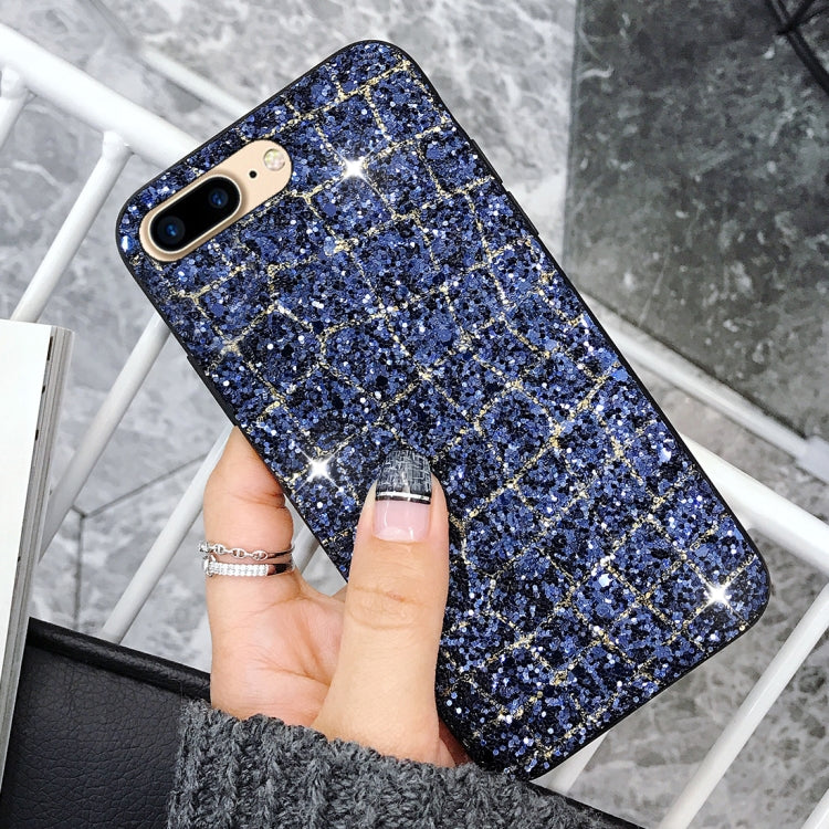 For iPhone 8 Plus & 7 Plus Glaring Sequins Style Protective Back Cover Case