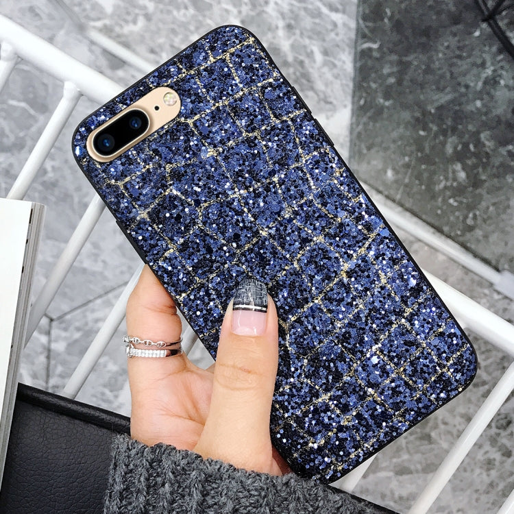 For iPhone 8 Plus & 7 Plus Glaring Sequins Style Protective Back Cover Case