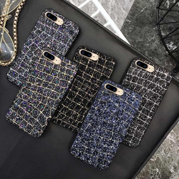 For iPhone 8 Plus & 7 Plus Glaring Sequins Style Protective Back Cover Case