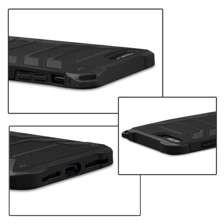 For iPhone 8 Plus & 7 Plus Shockproof Anti-slip TPU + PC Protective Back Case