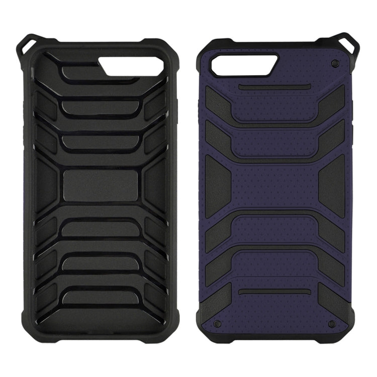 For iPhone 8 Plus & 7 Plus Shockproof Anti-slip TPU + PC Protective Back Case