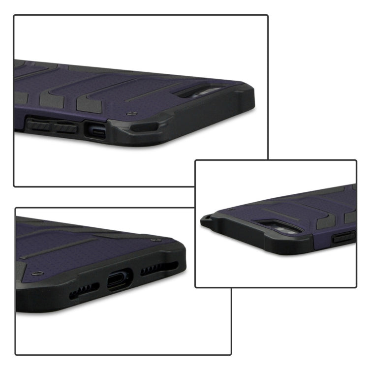 For iPhone 8 Plus & 7 Plus Shockproof Anti-slip TPU + PC Protective Back Case