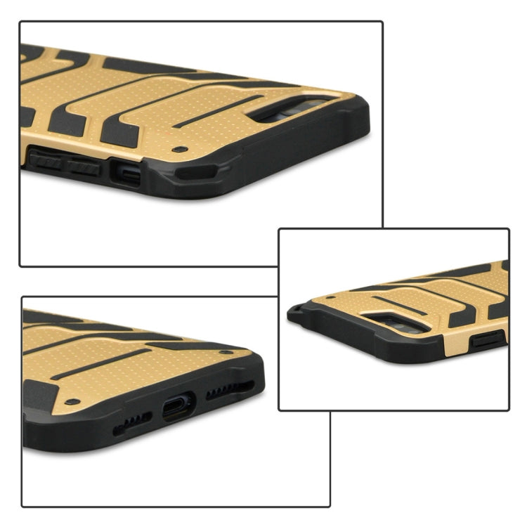 For iPhone 8 Plus & 7 Plus Shockproof Anti-slip TPU + PC Protective Back Case