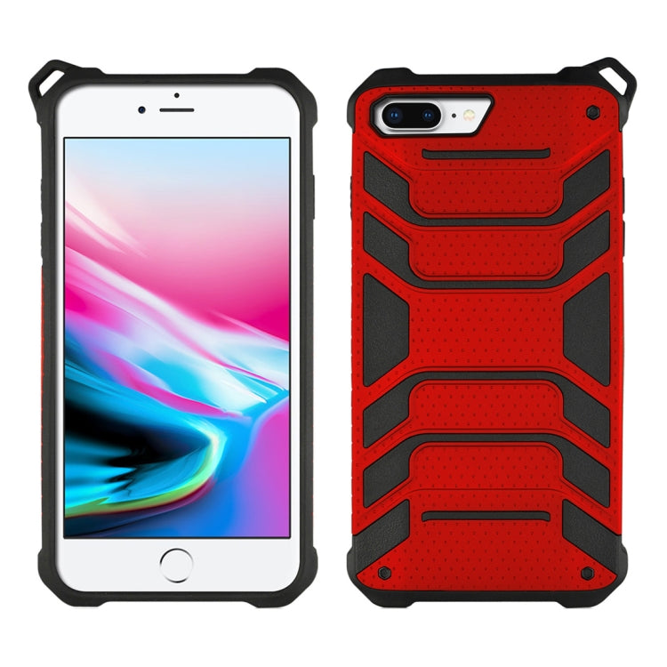 For iPhone 8 Plus & 7 Plus Shockproof Anti-slip TPU + PC Protective Back Case