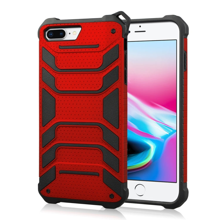 For iPhone 8 Plus & 7 Plus Shockproof Anti-slip TPU + PC Protective Back Case