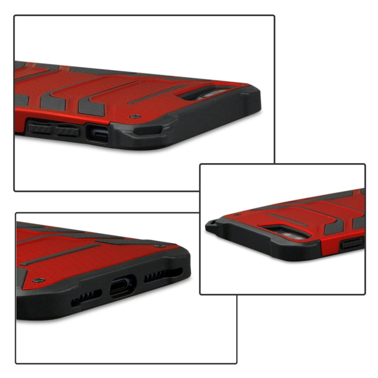 For iPhone 8 Plus & 7 Plus Shockproof Anti-slip TPU + PC Protective Back Case