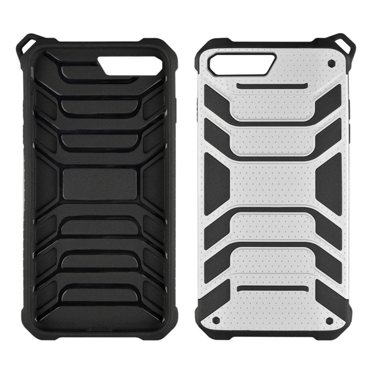 For iPhone 8 Plus & 7 Plus Shockproof Anti-slip TPU + PC Protective Back Case