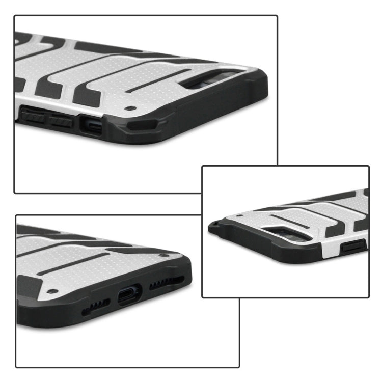 For iPhone 8 Plus & 7 Plus Shockproof Anti-slip TPU + PC Protective Back Case