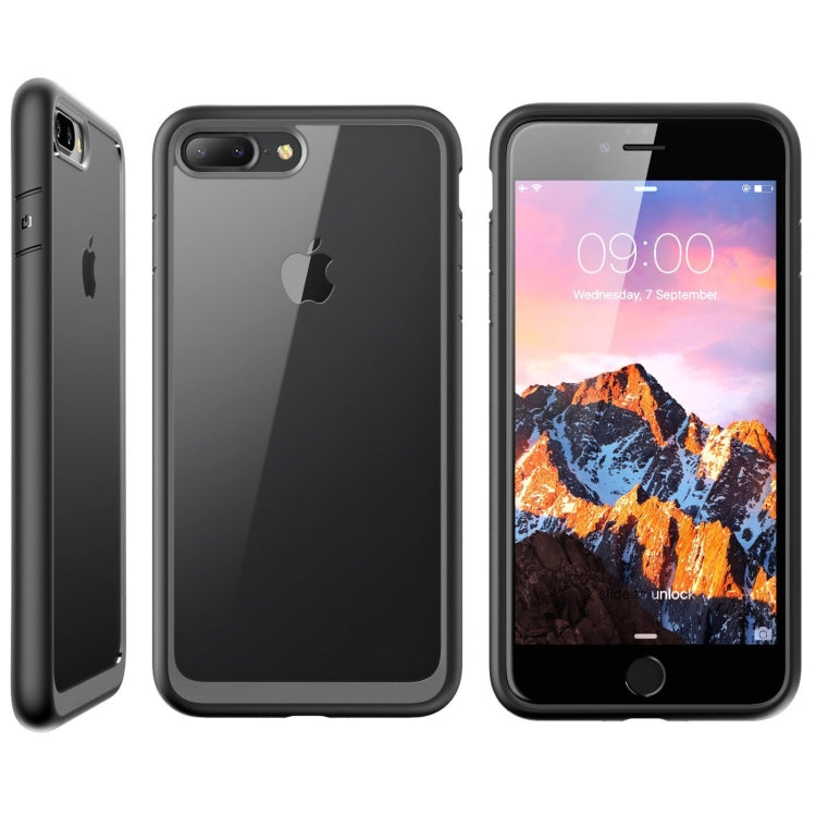 Two-color TPU + Acrylic Back Protective Phone Case for iPhone 8 Plus / 7 Plus