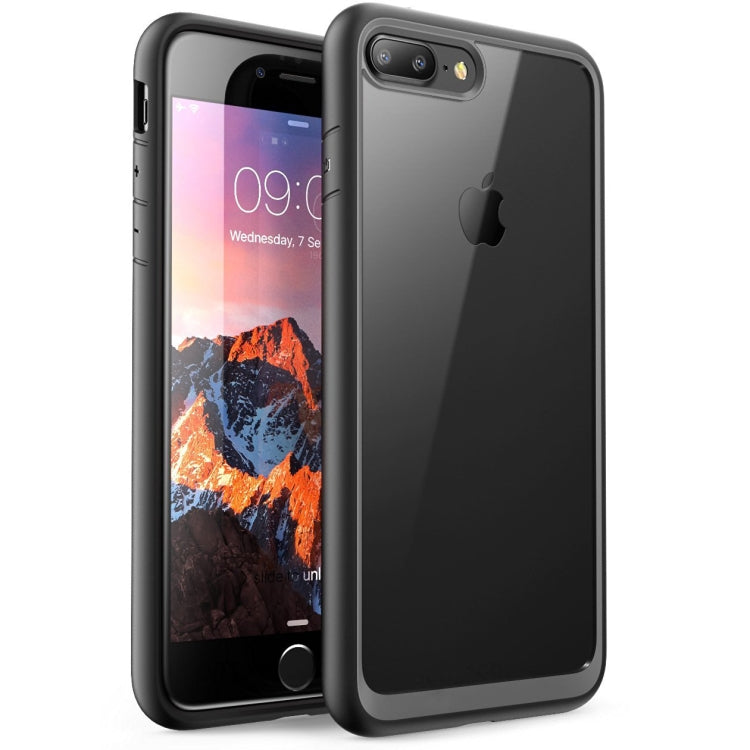 Two-color TPU + Acrylic Back Protective Phone Case for iPhone 8 Plus / 7 Plus