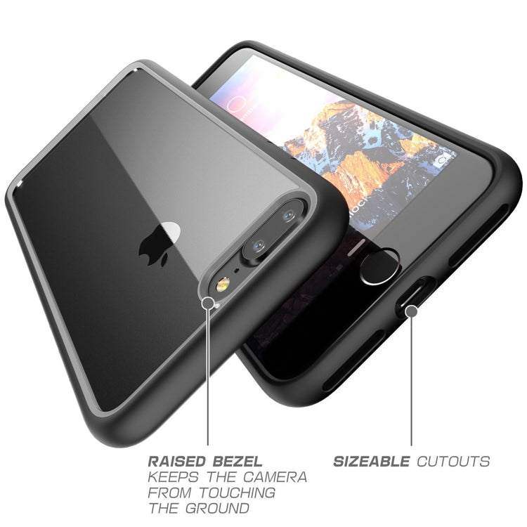 Two-color TPU + Acrylic Back Protective Phone Case for iPhone 8 Plus / 7 Plus