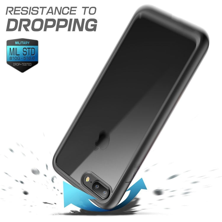 Two-color TPU + Acrylic Back Protective Phone Case for iPhone 8 Plus / 7 Plus