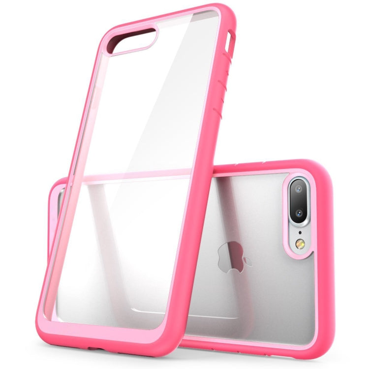 Two-color TPU + Acrylic Back Protective Phone Case for iPhone 8 Plus / 7 Plus