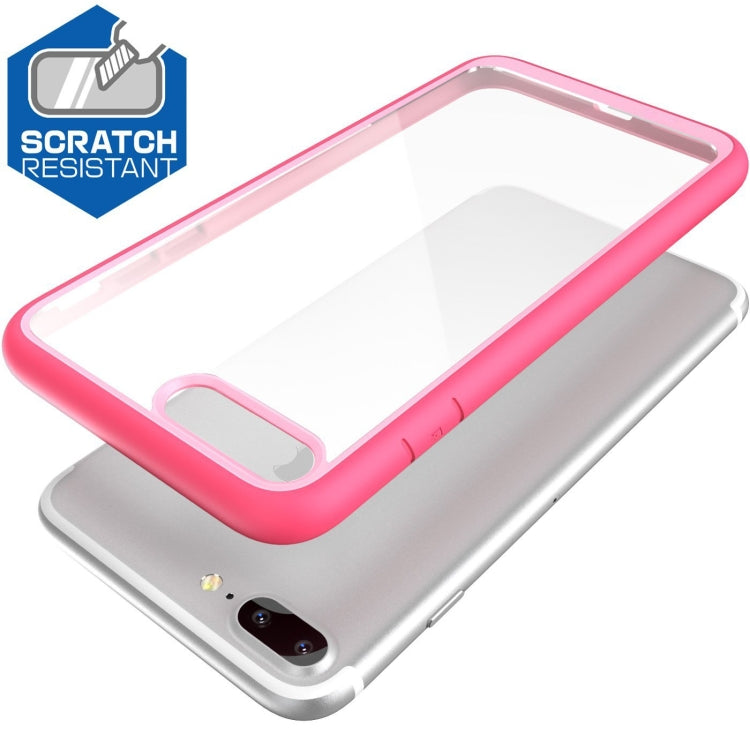 Two-color TPU + Acrylic Back Protective Phone Case for iPhone 8 Plus / 7 Plus