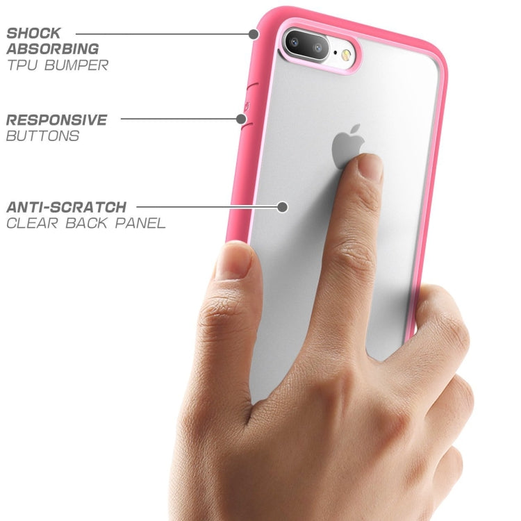Two-color TPU + Acrylic Back Protective Phone Case for iPhone 8 Plus / 7 Plus