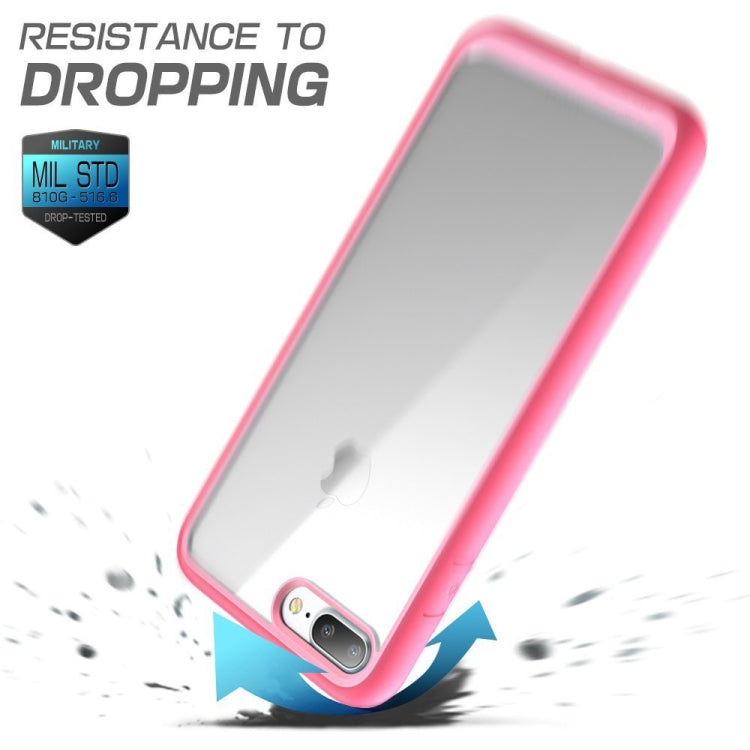 Two-color TPU + Acrylic Back Protective Phone Case for iPhone 8 Plus / 7 Plus