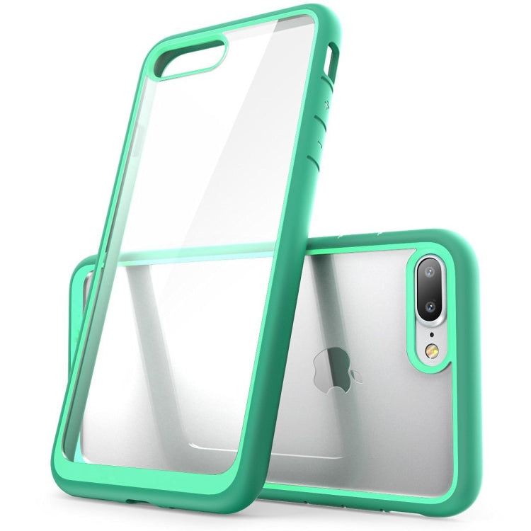 Two-color TPU + Acrylic Back Protective Phone Case for iPhone 8 Plus / 7 Plus