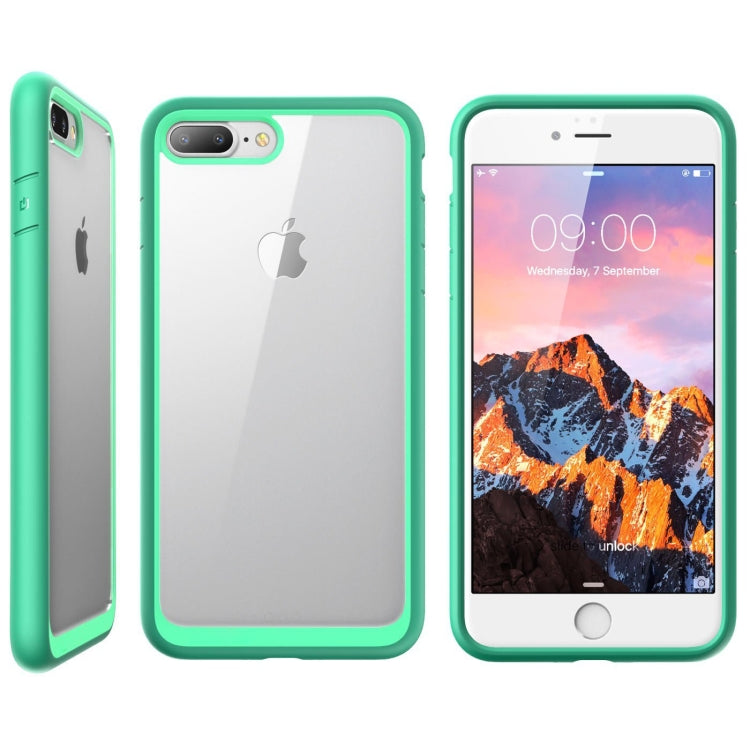Two-color TPU + Acrylic Back Protective Phone Case for iPhone 8 Plus / 7 Plus