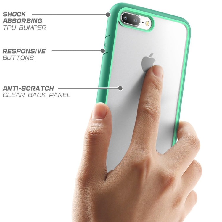 Two-color TPU + Acrylic Back Protective Phone Case for iPhone 8 Plus / 7 Plus
