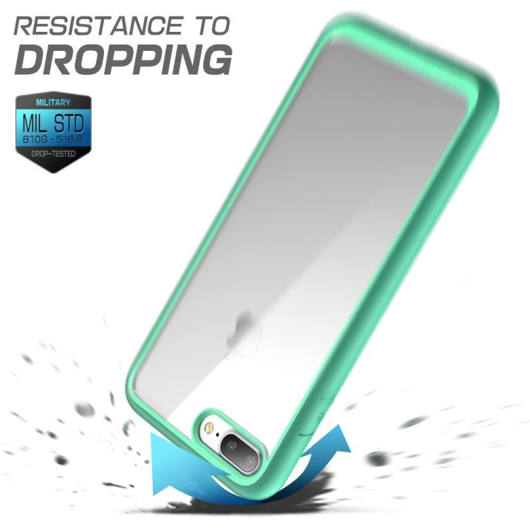 Two-color TPU + Acrylic Back Protective Phone Case for iPhone 8 Plus / 7 Plus