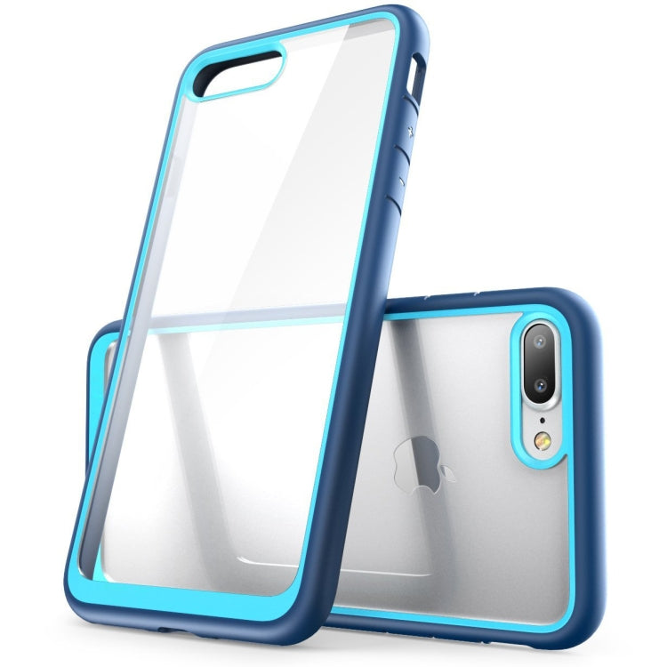 Two-color TPU + Acrylic Back Protective Phone Case for iPhone 8 Plus / 7 Plus